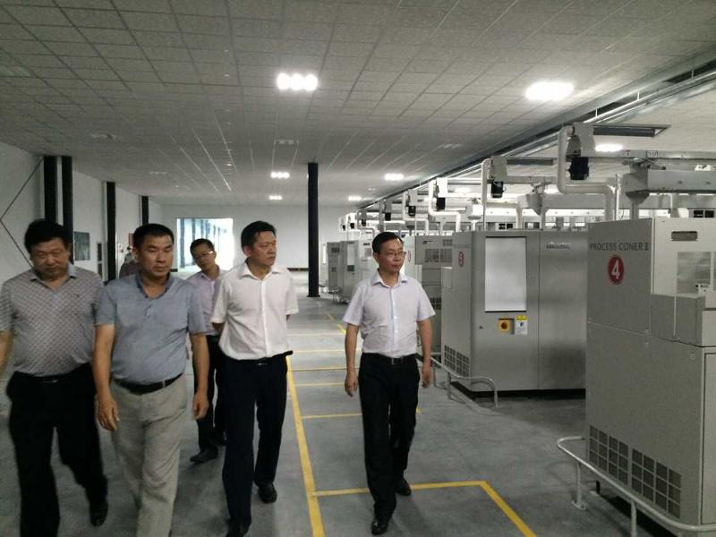 陳恢清副市長帶隊赴湖南華青紡織（科力嘉）調(diào)研